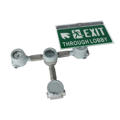 3-6W LED antideflagrante uscita luce di emergenza industria chimica IP66 stazione di servizio impermeabile