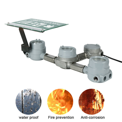 3-6W LED antideflagrante uscita luce di emergenza industria chimica IP66 stazione di servizio impermeabile